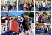 La Sbrinz Route verso Domodossola, la carovana accolta festosamente a Crodo